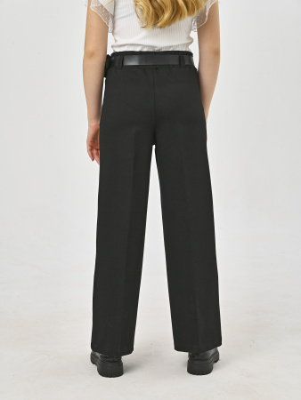 210KG Брюки палаццо утепл. д/д (черный весь размерный ряд)