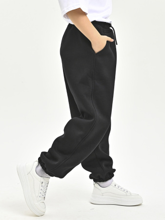 4900 Брюки спорт. д/м утепл. (черный весь размерный ряд)