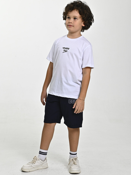 4546 Футболка д/м (белый весь размерный ряд)