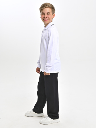 4938 Поло дл.р. д/м (белый весь размерный ряд)