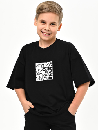 3014 Футболка д/м (черный весь размерный ряд)