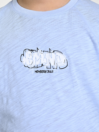 4621 Футболка д/м (голубой весь размерный ряд)