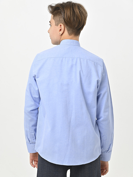 4776 Рубашка (батал) дл.р. д/м (ярко-голубой весь размерный ряд)