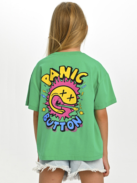 10447 Футболка д/д (изумруд размер 140)