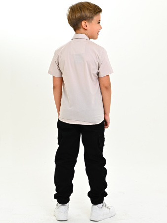 4076 Рубашка дл.р. д/м (бежевый весь размерный ряд)