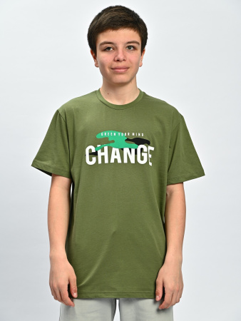 2071 Футболка д/м (хаки весь размерный ряд)