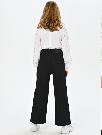 20649 Джинсы утепл. д/д (черный весь размерный ряд)