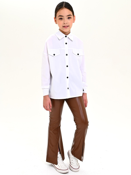 GU-211KG Блузка дл.р. д/д (белый весь размерный ряд)