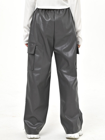 2384KG Брюки утепл. д/д (серый весь размерный ряд)