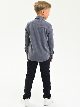 2211 Рубашка дл.р. д/м трик (серый весь размерный ряд)