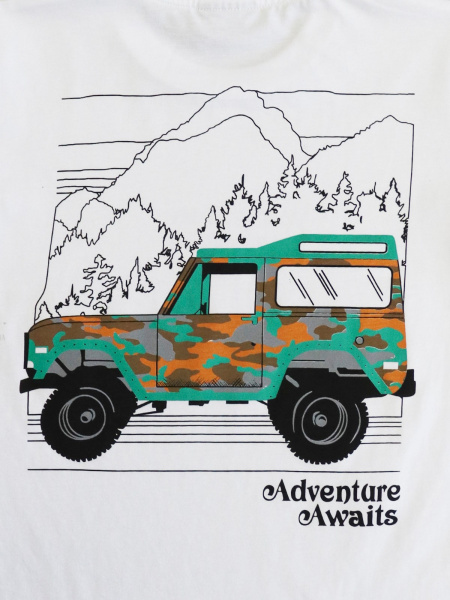 3080 Футболка д/м (белый весь размерный ряд)