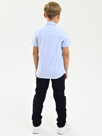 2654 Рубашка к.р. д/м (светло-голубой весь размерный ряд)