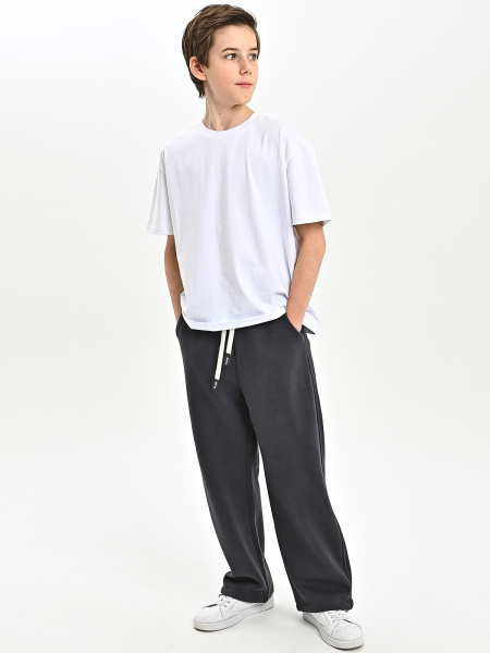 M862-1-Ch Брюки спорт утепл. д/м (темно-серый весь размерный ряд)