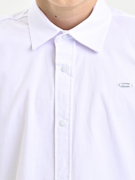 4784 Рубашка к.р. д/м (белый весь размерный ряд)