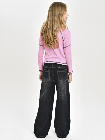 H511-Ch Джинсы д/д (черный весь размерный ряд)