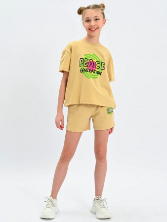 10354 Футболка д/д (бежевый весь размерный ряд)