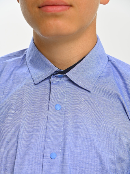 4976 Рубашка дл.р. д/м (ярко-голубой весь размерный ряд)