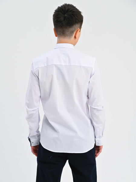 1299 Рубашка дл.р. д/м (белый весь размерный ряд)