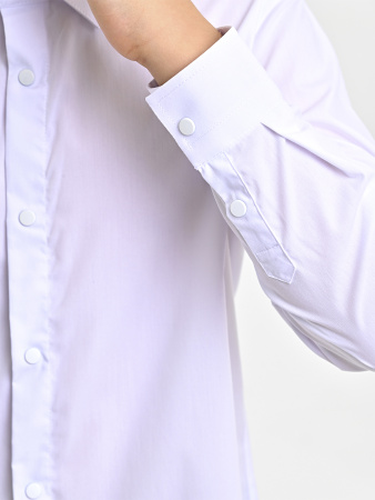 26887-S Рубашка дл.р. д/м (белый 122)