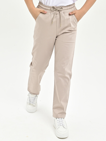 4654 Брюки д/м (бежевый весь размерный ряд)