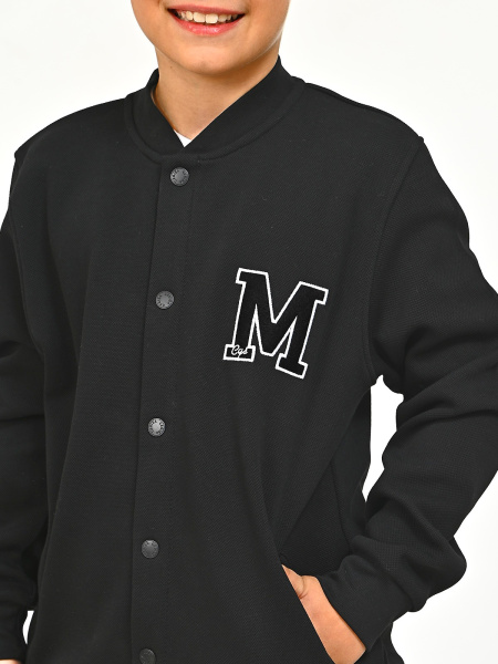 2831 Жакет утепл. д/м (черный размер 116)